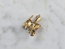 Load image into Gallery viewer, Womens Vintage Estate 14k Gold Kitten Cat Michael Anthony Pendant 1.7g E6825