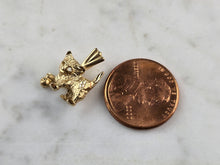 Load image into Gallery viewer, Womens Vintage Estate 14k Gold Kitten Cat Michael Anthony Pendant 1.7g E6825