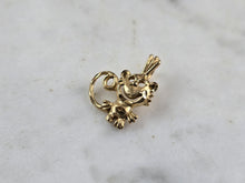 Load image into Gallery viewer, Womens Vintage Estate 14k Gold Lil Monkey Michael Anthony Pendant 0.9g E6826