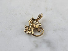Load image into Gallery viewer, Womens Vintage Estate 14k Gold Lil Monkey Michael Anthony Pendant 0.9g E6826