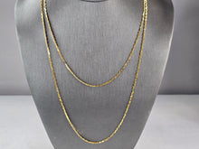 Load image into Gallery viewer, Womens Vintage Estate 14K Yellow Gold Necklace 5.4g E6839