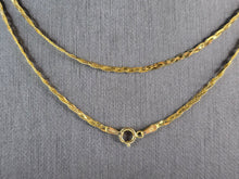 Load image into Gallery viewer, Womens Vintage Estate 14K Yellow Gold Necklace 5.4g E6839
