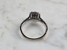 Load image into Gallery viewer, Womens Vintage Estate 10K White Gold Diamond Engagement Ring 2.3g E6849