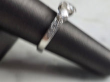 Load image into Gallery viewer, Womens Vintage Estate Sterling Silver Modernist CZ Ring 4.5g E6859