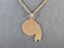 Load image into Gallery viewer, Vintage Estate 14k Yellow Gold Necklace Washington Redskins Pendant 6.6g E6869