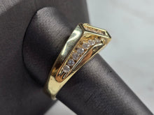 Load image into Gallery viewer, Mens Vintage Estate 14K Yellow Gold Frederick Goldman Diamond Ring 9.1g E6871