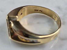 Load image into Gallery viewer, Mens Vintage Estate 14K Yellow Gold Frederick Goldman Diamond Ring 9.1g E6871
