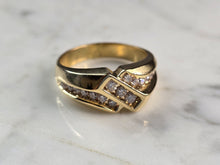 Load image into Gallery viewer, Mens Vintage Estate 14K Yellow Gold Frederick Goldman Diamond Ring 9.1g E6871