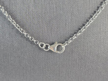 Load image into Gallery viewer, Womens Sterling Silver Natural Sapphire Necklace 12.5g E6880