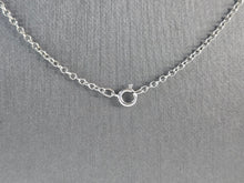 Load image into Gallery viewer, Womens Sterling Silver Modernist CZ Pendant Necklace 6.4g E6881