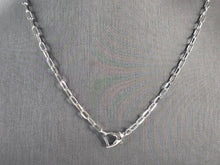 Load image into Gallery viewer, Womens Sterling Silver Heart Necklace 6.0g E6884