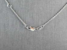 Load image into Gallery viewer, Womens Sterling Silver Opal Modernist Whale Tail Pendant Necklace 5.4g E6890