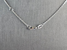 Load image into Gallery viewer, Womens Sterling Silver Opal Modernist Daisy Flower Pendant Necklace 4.8g E6892