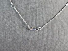 Load image into Gallery viewer, Womens Sterling Silver Opal Star Pendant Necklace 3.8g E6893