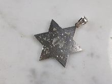 Load image into Gallery viewer, Sterling Silver Jewish Judaica Star of David Pendant Necklace, 3.1g E6897