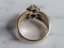 Load image into Gallery viewer, Womens Vintage Estate 14K Yellow Gold Diamond Ring 6.9g E6900