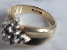 Load image into Gallery viewer, Womens Vintage Estate 14K Yellow Gold Diamond Ring 6.9g E6900