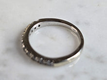 Load image into Gallery viewer, Womens Vintage Estate 14K White Gold Diamond Ring Set, 5.7g E6903