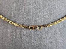 Load image into Gallery viewer, Womens Vintage Estate 10K Yellow Gold Rope Necklace 9.0g E6908