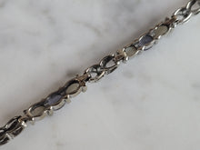 Load image into Gallery viewer, Womens Vintage Estate 10K Gold Opal Tanzanite Tennis Bracelet 7.7g E6927
