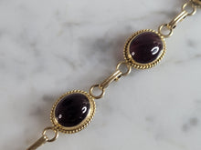 Load image into Gallery viewer, Womens Vintage Estate 14k Gold CARLA Amethyst Bracelet 9.8g #E6928