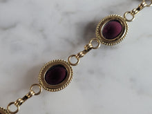 Load image into Gallery viewer, Womens Vintage Estate 14k Gold CARLA Amethyst Bracelet 9.8g #E6928