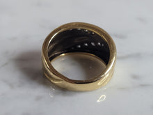 Load image into Gallery viewer, Womens Vintage Estate 18K Gold Bruno Guidi Designer Diamond Ring 5.5g E6932