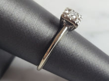 Load image into Gallery viewer, Womens Vintage Estate 14k White Gold Diamond Ring 2.7g #E6933