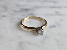 Load image into Gallery viewer, Womens Vintage Estate 14k Gold Stylecrest Diamond Engagement Ring 1.6g #E6947
