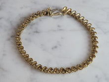 Load image into Gallery viewer, Womens Vintage Estate 14K Gold Diamond Tennis Bracelet w/ 2.0cts 12.4g E6948