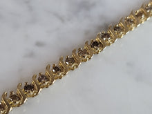 Load image into Gallery viewer, Womens Vintage Estate 14K Gold Diamond Tennis Bracelet w/ 2.0cts 12.4g E6948
