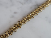Load image into Gallery viewer, Womens Vintage Estate 14K Gold Diamond Tennis Bracelet w/ 2.0cts 12.4g E6948