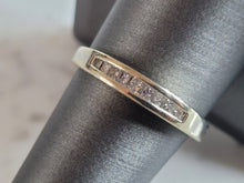 Load image into Gallery viewer, Womens Vintage Estate 14k White Gold Diamond Ring 3.0g #E6951