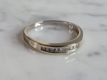 Load image into Gallery viewer, Womens Vintage Estate 14k White Gold Diamond Ring 3.0g #E6951