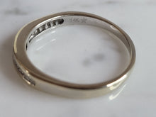 Load image into Gallery viewer, Womens Vintage Estate 14k White Gold Diamond Ring 3.0g #E6951