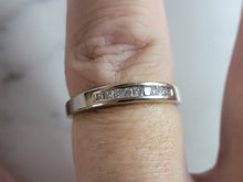 Load image into Gallery viewer, Womens Vintage Estate 14k White Gold Diamond Ring 3.0g #E6951