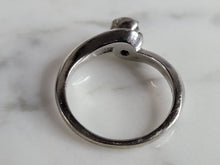 Load image into Gallery viewer, Womens Vintage Estate 14k White Gold Diamond Ring 2.9g #E6964