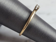 Load image into Gallery viewer, Womens Vintage Estate 14k Gold Diamond Engagement Ring 1.3g #E6976