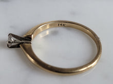 Load image into Gallery viewer, Womens Vintage Estate 14k Gold Diamond Engagement Ring 1.3g #E6976