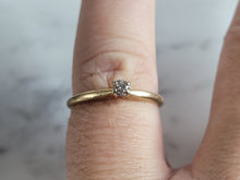 Load image into Gallery viewer, Womens Vintage Estate 14k Gold Diamond Engagement Ring 1.3g #E6976