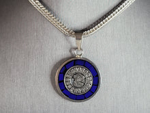 Load image into Gallery viewer, Womens Vintage Estate Sterling Silver Mayan Pendant Necklace 40.4g E6982
