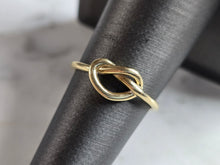 Load image into Gallery viewer, Womens Vintage Estate 14K Gold Gabriel Co Infinity Love Ring 1.8g E6985