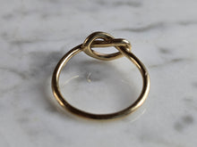 Load image into Gallery viewer, Womens Vintage Estate 14K Gold Gabriel Co Infinity Love Ring 1.8g E6985