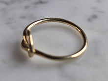 Load image into Gallery viewer, Womens Vintage Estate 14K Gold Gabriel Co Infinity Love Ring 1.8g E6985