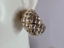 Load image into Gallery viewer, Womens Vintage Estate Sterling Silver Modernist Earrings 7.8g E6988