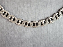 Load image into Gallery viewer, Mens Vintage Estate Sterling Silver Reversible Chain Link Necklace 46.3g E6994