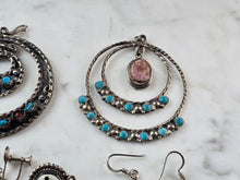 Load image into Gallery viewer, Vintage Estate Southwestern Sterling Silver Jewelry Lot 61.2g E699