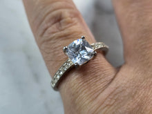 Load image into Gallery viewer, Womens Vintage Estate Sterling Silver CZ Ring 3.0g 7006