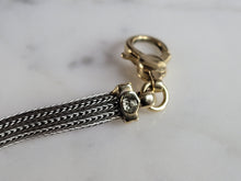 Load image into Gallery viewer, Womens Vintage Estate 14K White &amp; Yellow Gold Modernist Bracelet 12.3g E7008