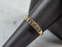 Load image into Gallery viewer, Womens Vintage Estate 14K Yellow Gold Diamond Ring, 1.8g E7032